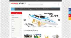 Desktop Screenshot of modelsport.no